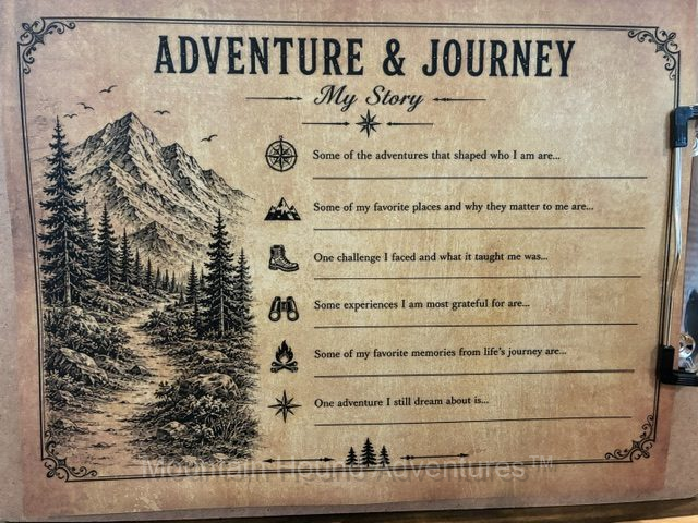 Adventure and Journey memory page
